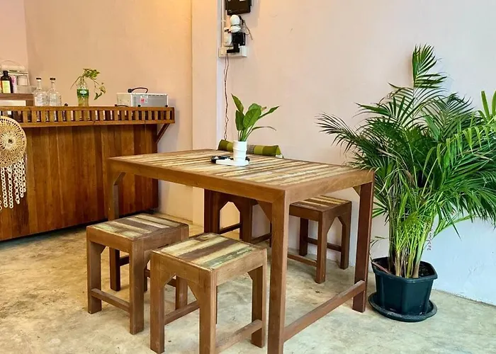 아파트 Baan Yentafo - Pink House In Talad Noi